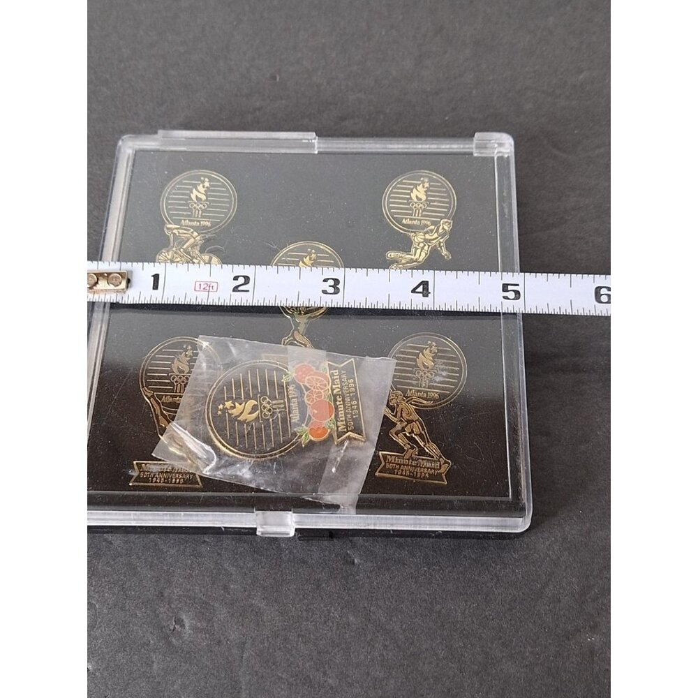 Minute Maid 50th Anniversary Atlanta 1996 Olympic Pin Set New - Picture 11 of 12